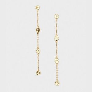 Gorjana 18k gold plated Chloe chain earrings